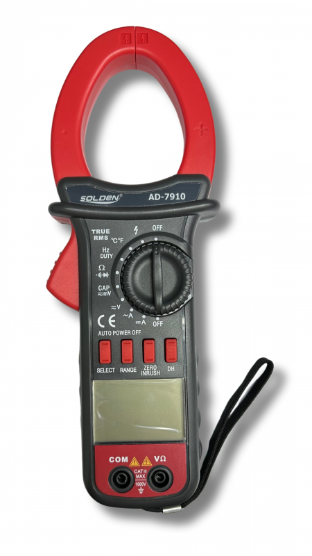 alicate amperÍmetro digital dc ad-7910 icel